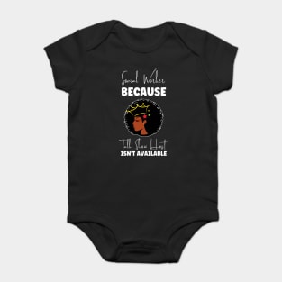 Black Social Worker Baby Bodysuit